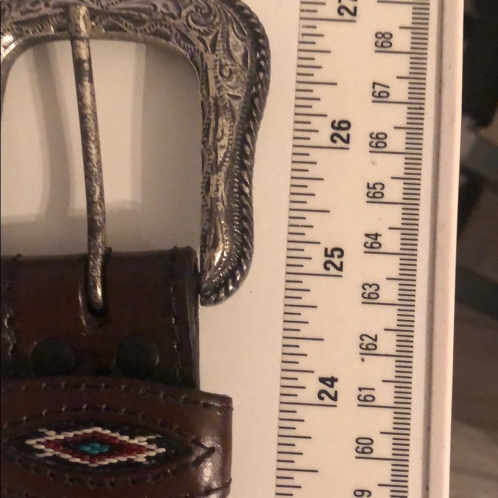 Leather belt made in Mexico